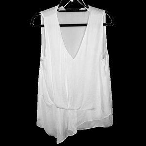 Zara Basic Collection White Blouse - L